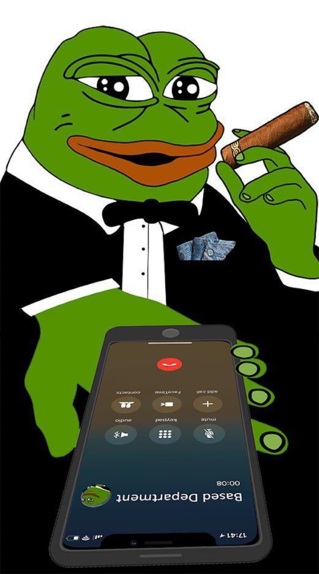 Crypto meme tagged pepe