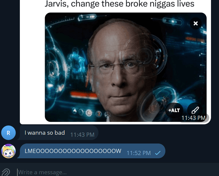 Crypto meme on Memtherscan