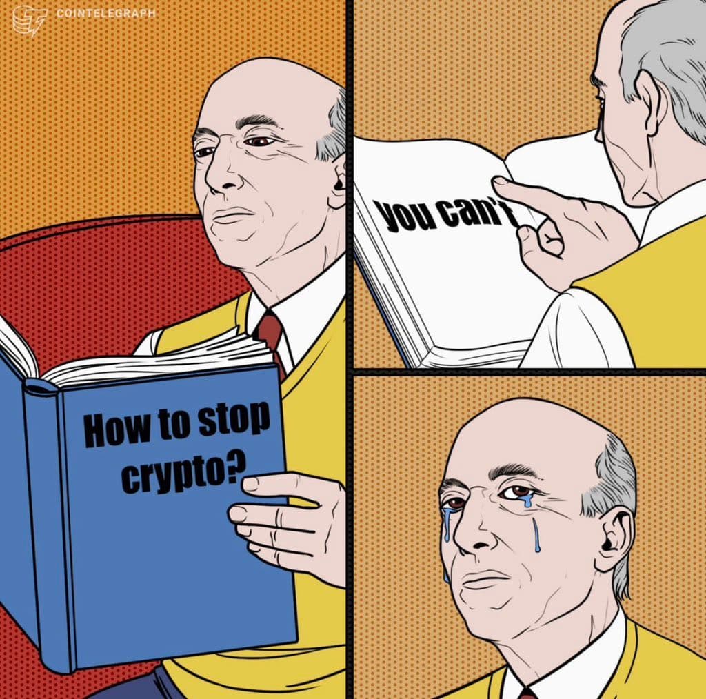 Crypto meme on Memtherscan