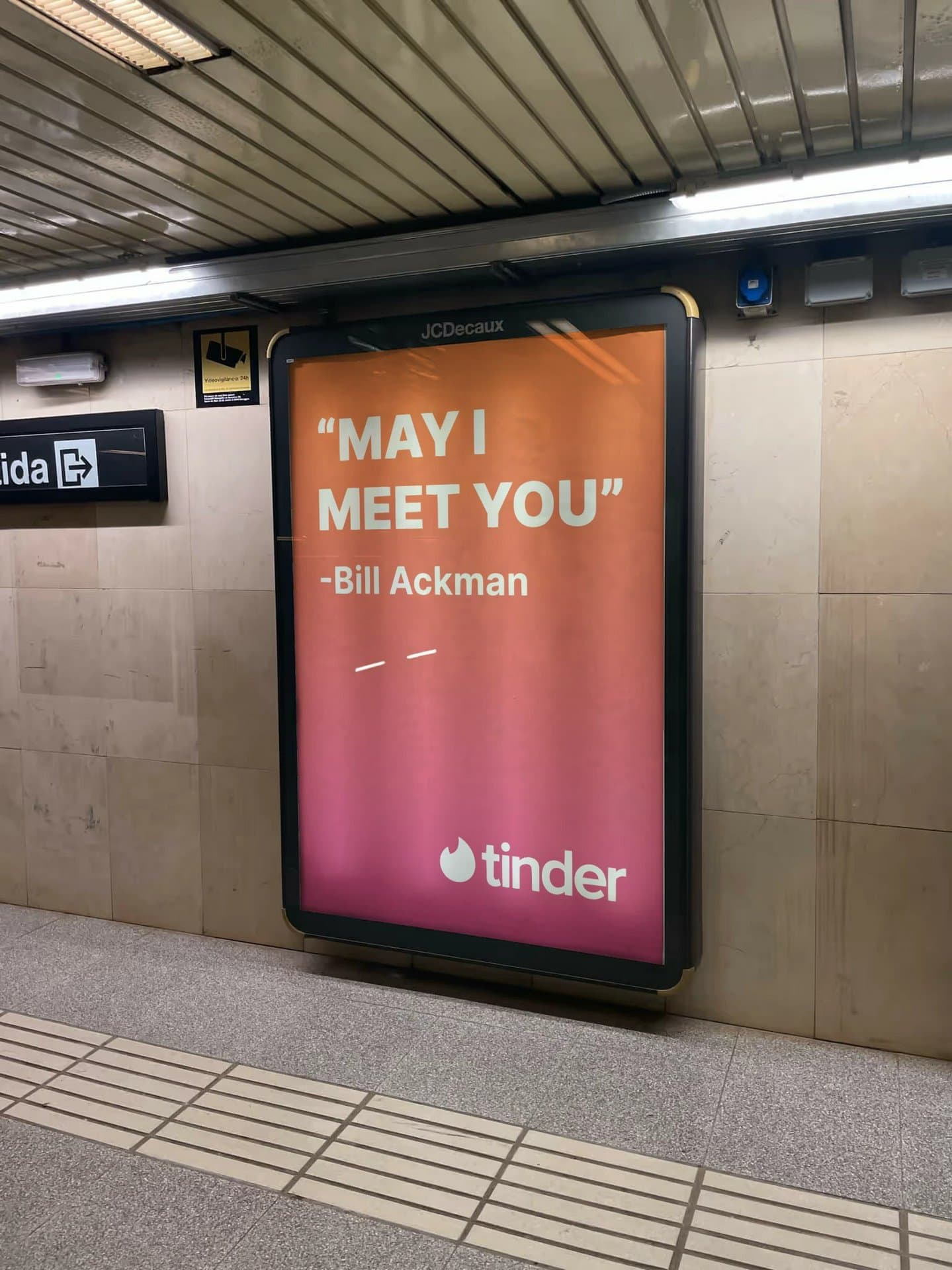 Crypto meme tagged dating, finance, wall street, subway ad