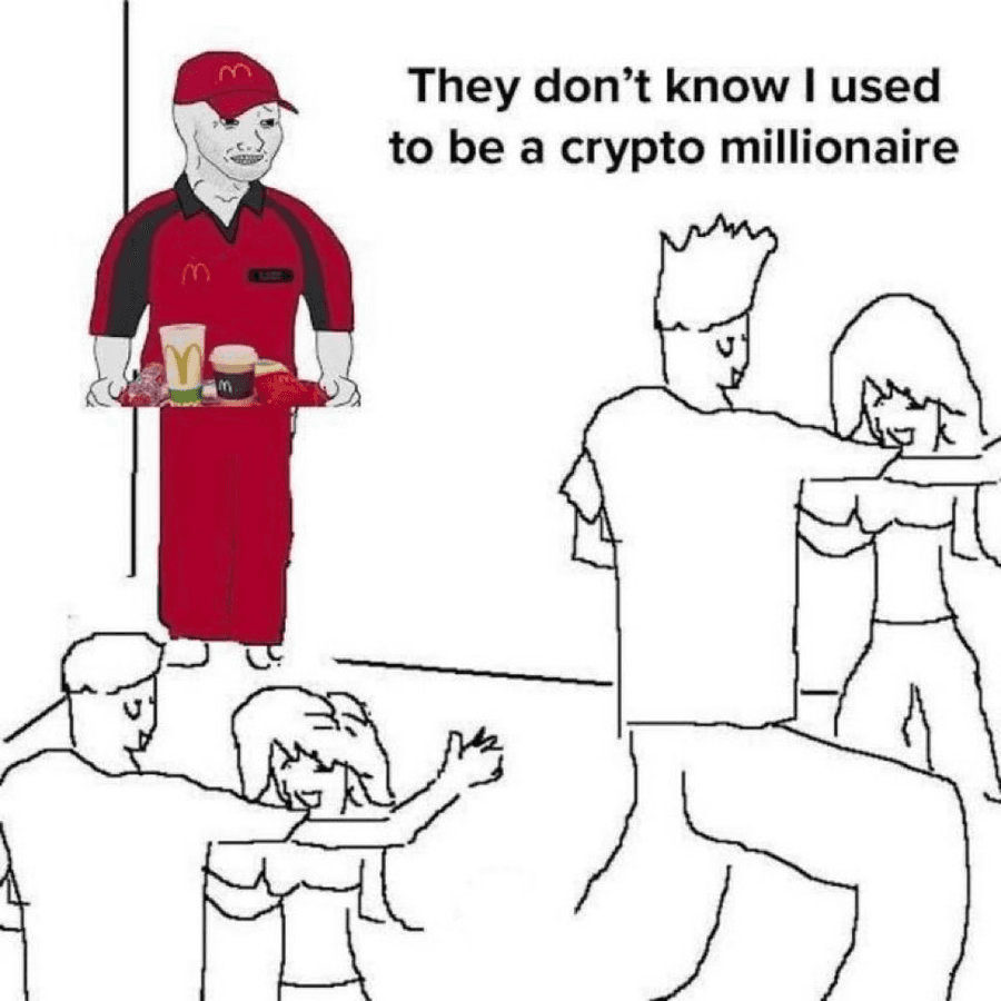 Crypto meme on Memtherscan