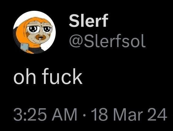 Crypto meme on Memtherscan