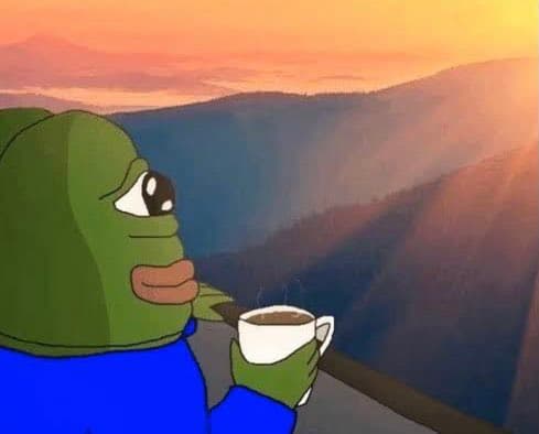 Crypto meme tagged pepe