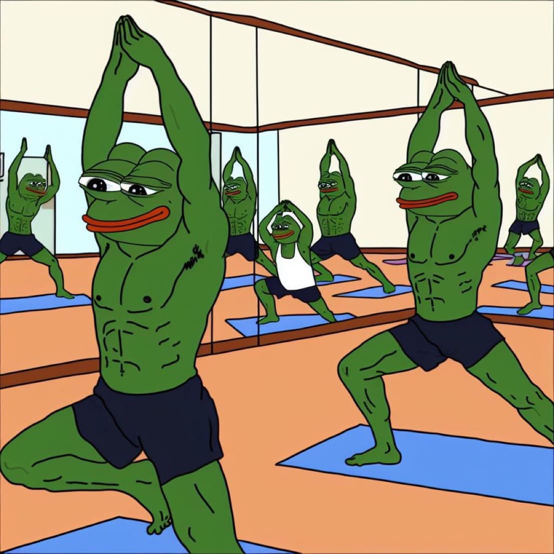 Crypto meme tagged pepe
