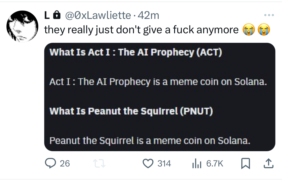 Crypto meme on Memtherscan