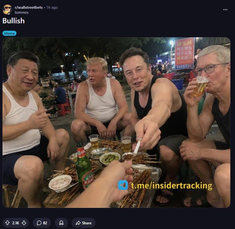 Crypto meme on Memtherscan