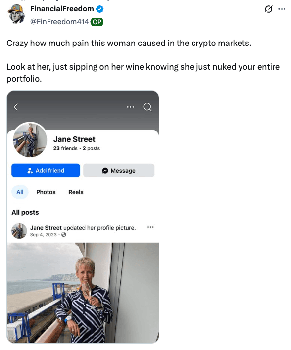 Crypto meme on Memtherscan