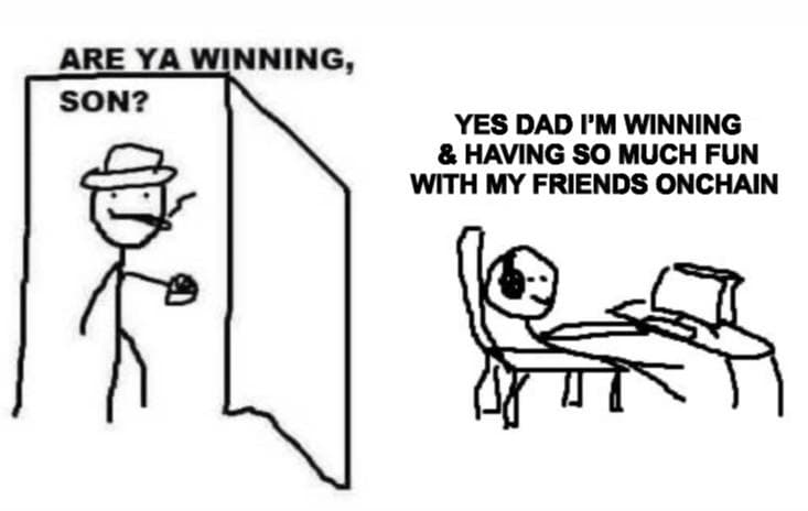 Crypto meme on Memtherscan