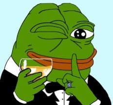Crypto meme tagged pepe