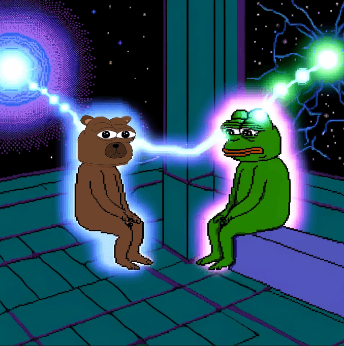 Crypto meme tagged pepe
