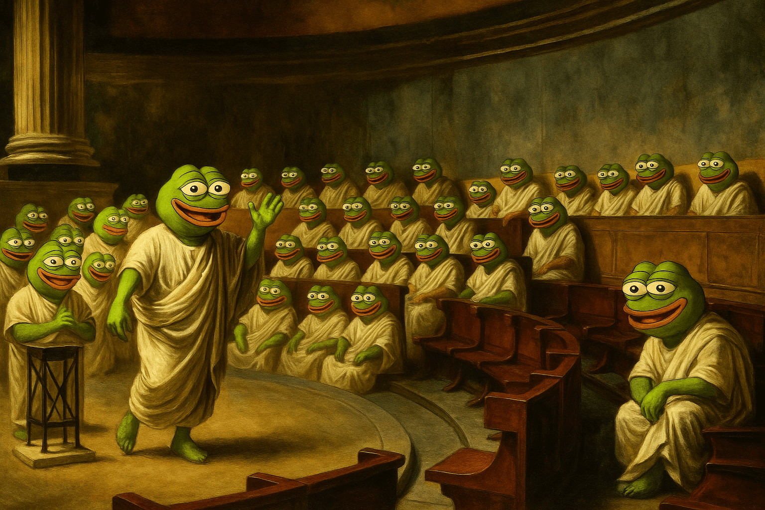 Crypto meme on Memtherscan