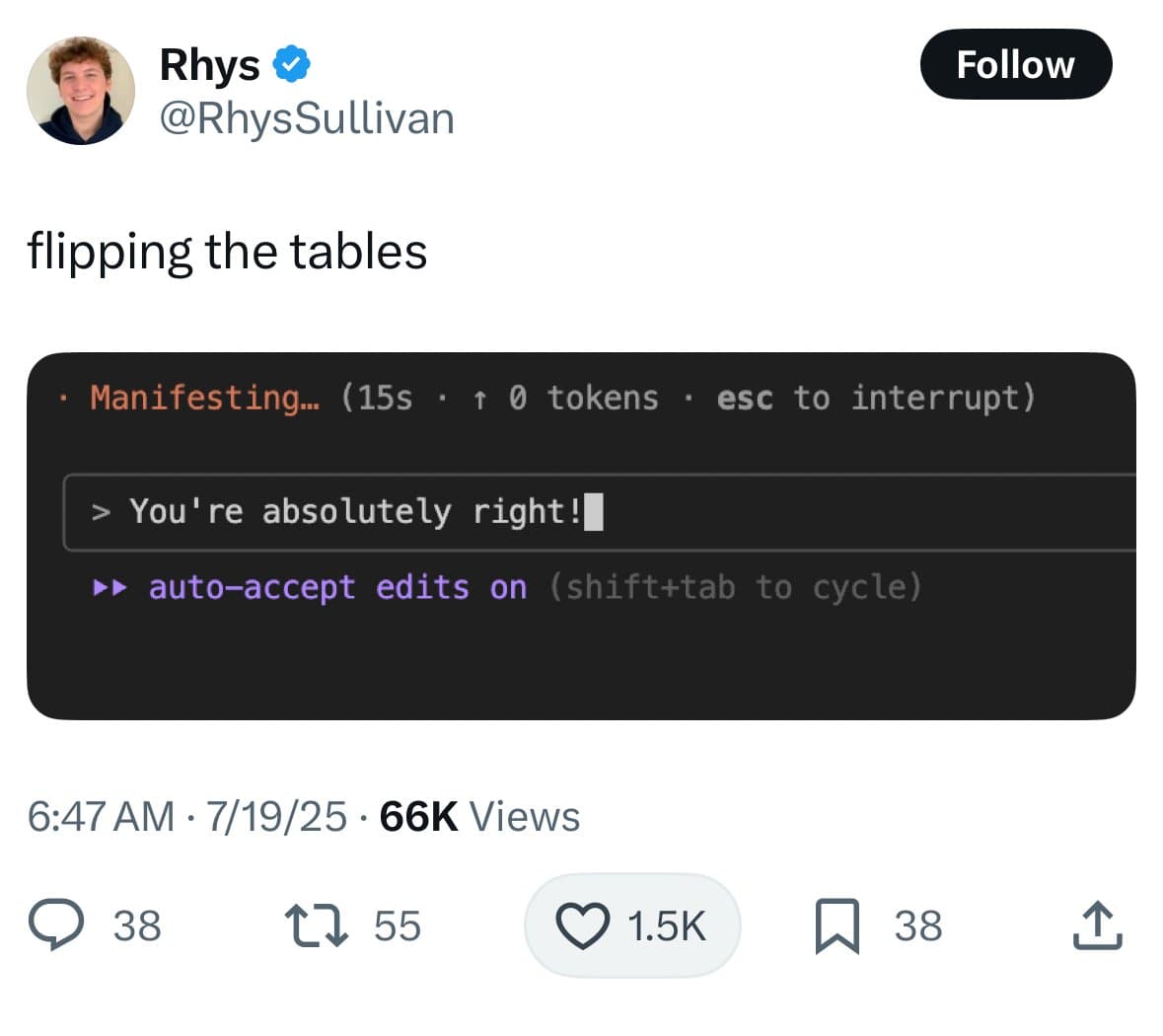 Crypto meme on Memtherscan