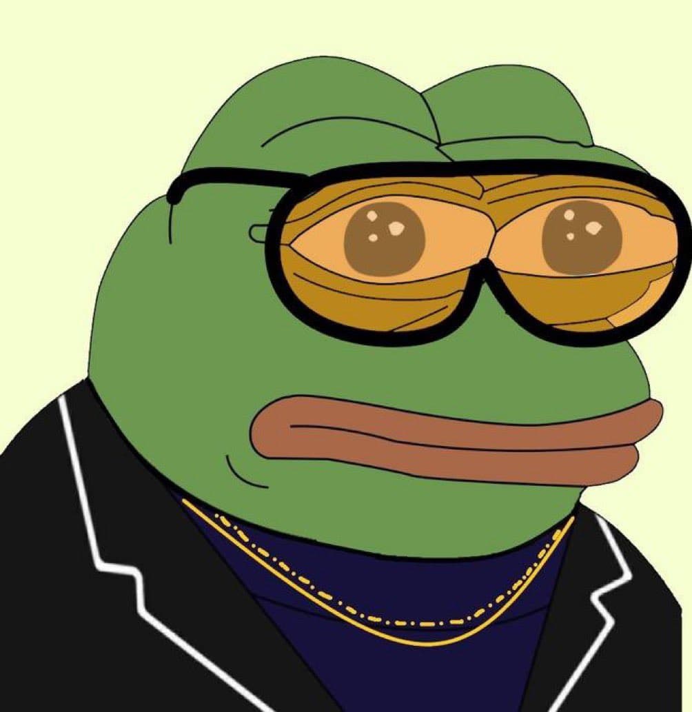 Crypto meme tagged pepe