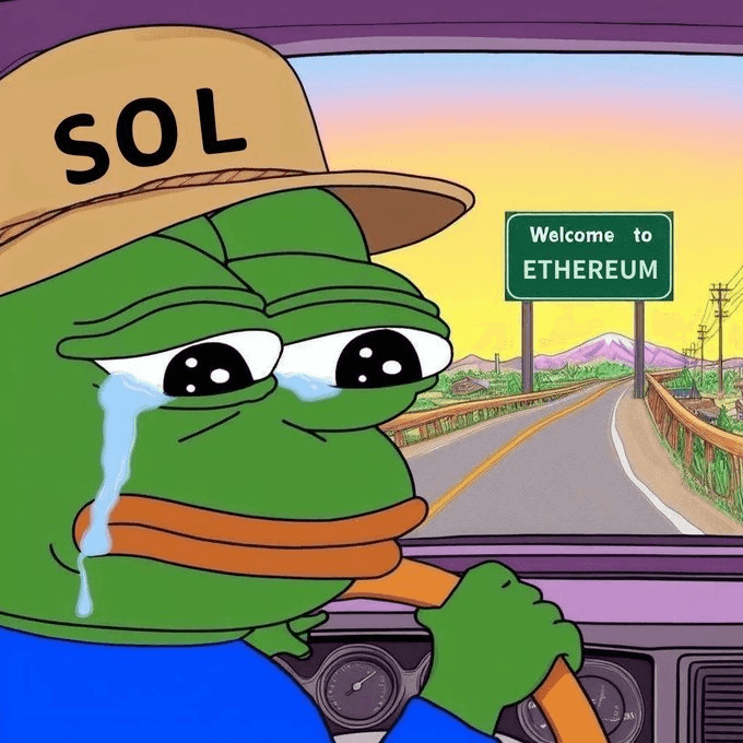 Crypto meme tagged pepe