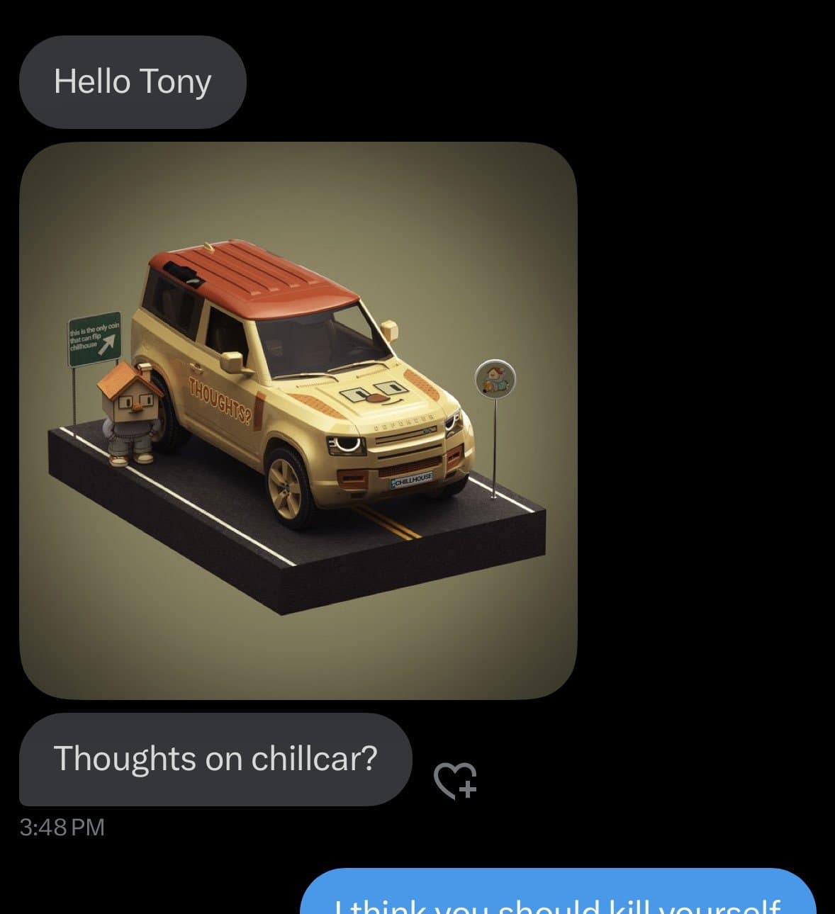 Crypto meme on Memtherscan