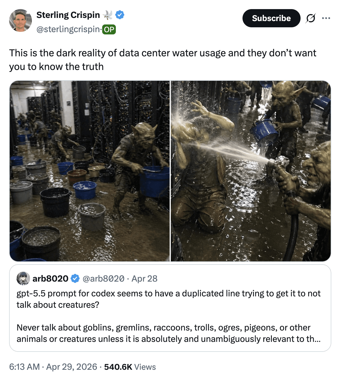 Crypto meme from Twitter