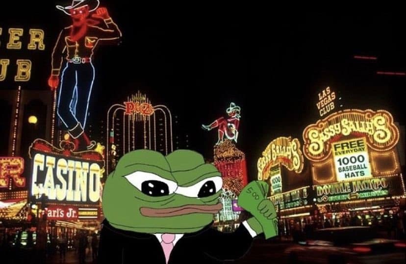 Crypto meme tagged pepe