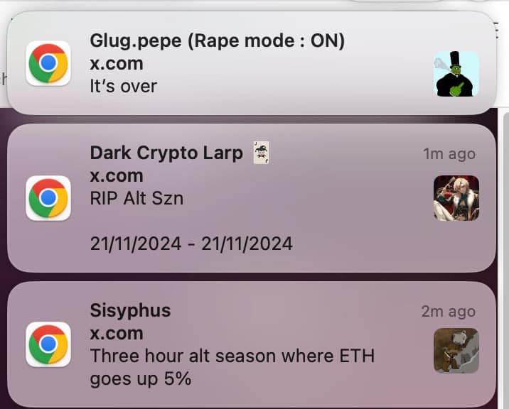 Crypto meme on Memtherscan