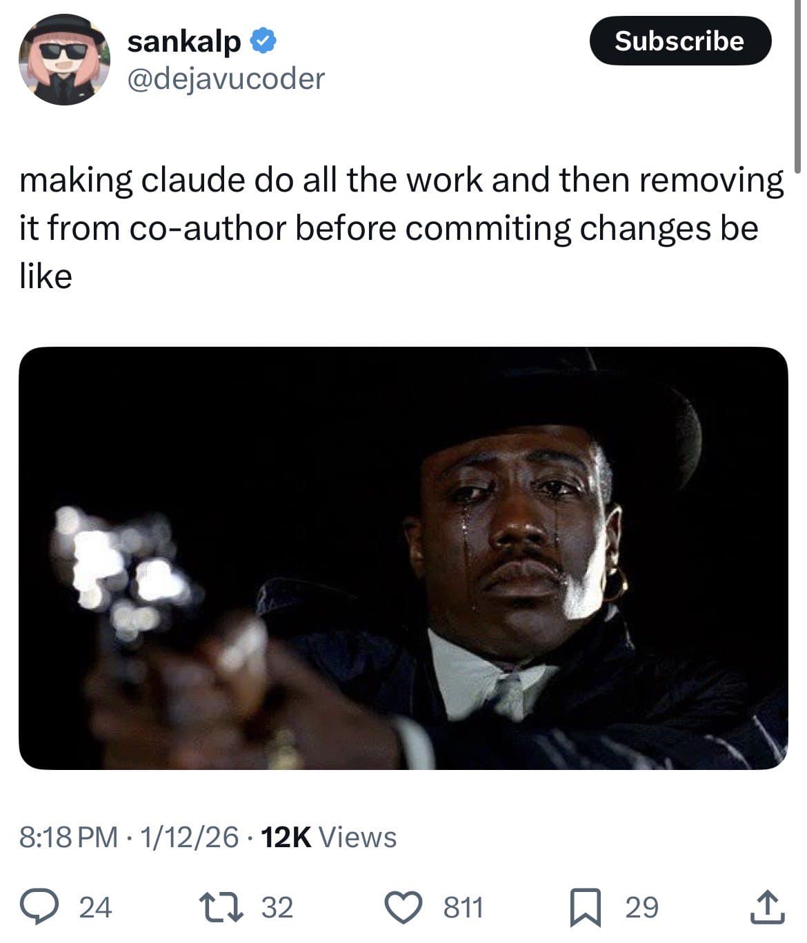 Crypto meme on Memtherscan