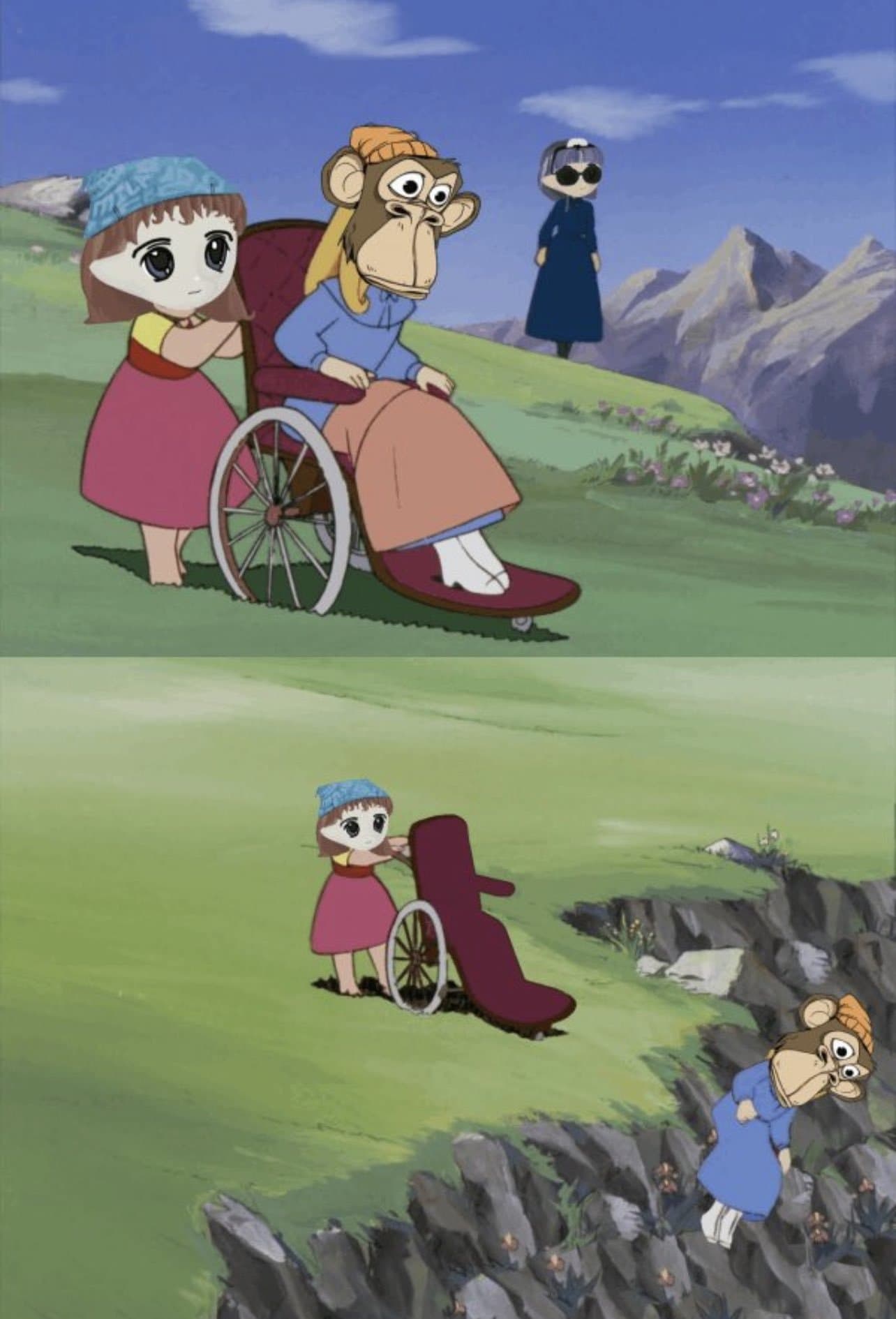 Crypto meme on Memtherscan