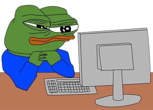 Crypto meme on Memtherscan