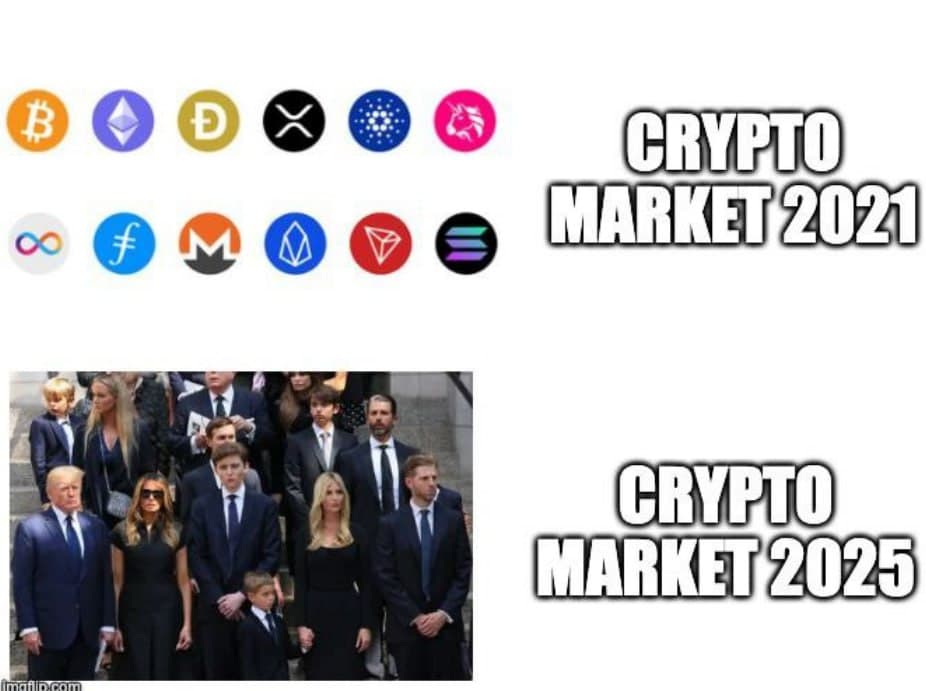 Crypto meme tagged Trump