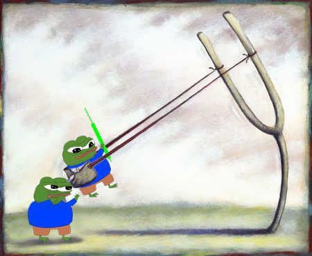 Crypto meme tagged pepe