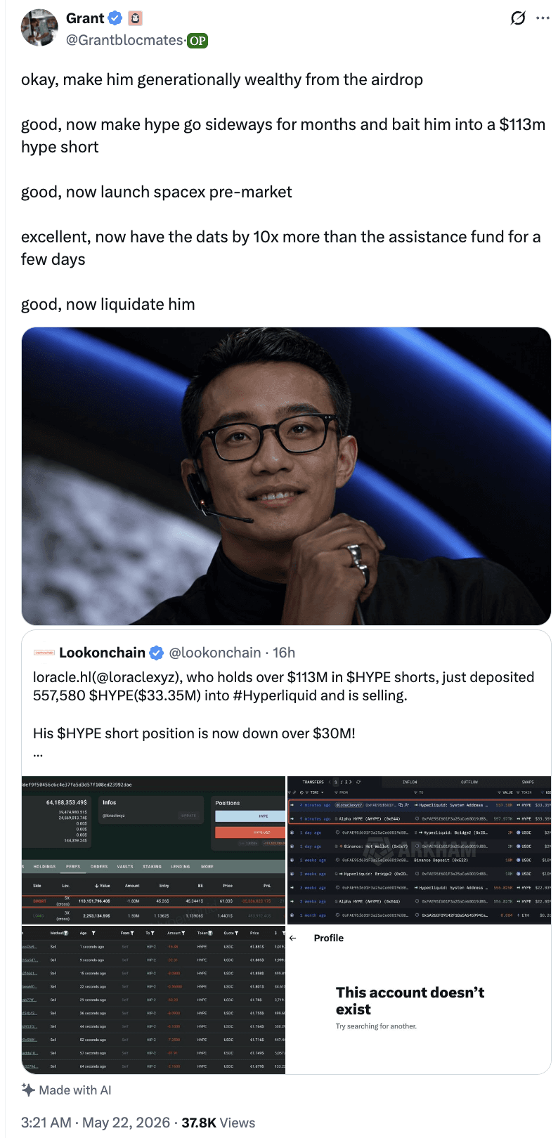 Crypto meme on Memtherscan