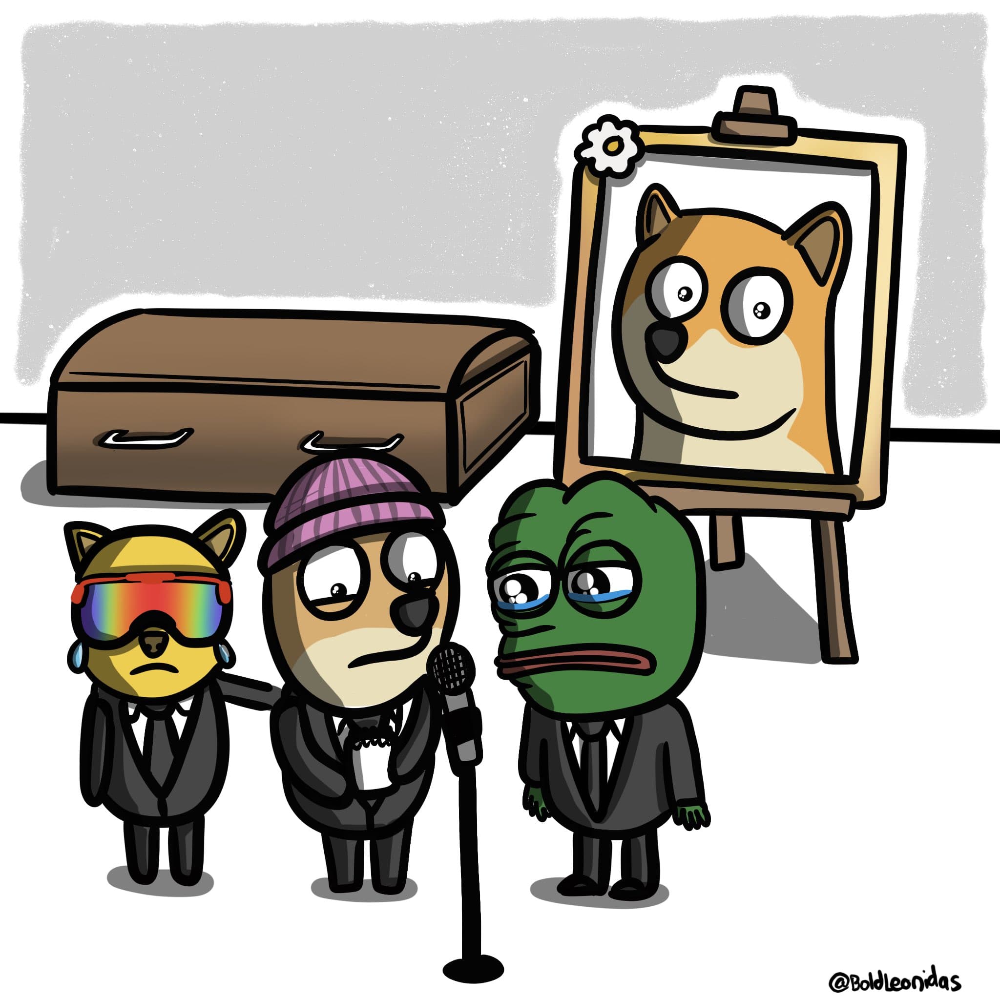 Crypto meme on Memtherscan